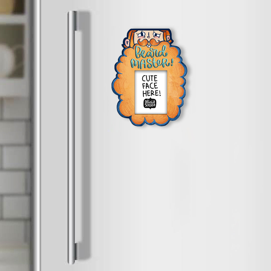 Beard Master - Refrigerator Magnetic Frame