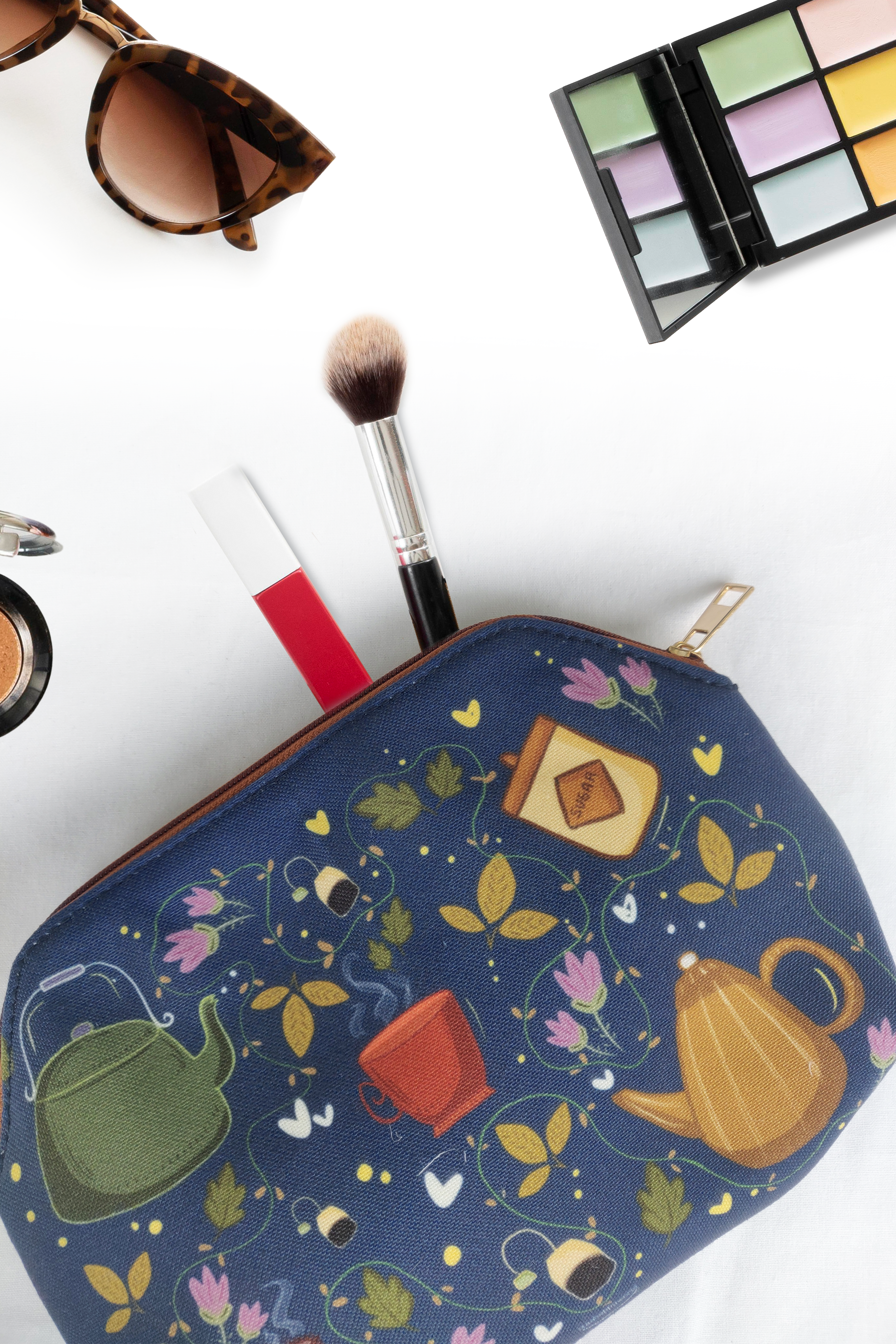 Tea Time Travel Pouch