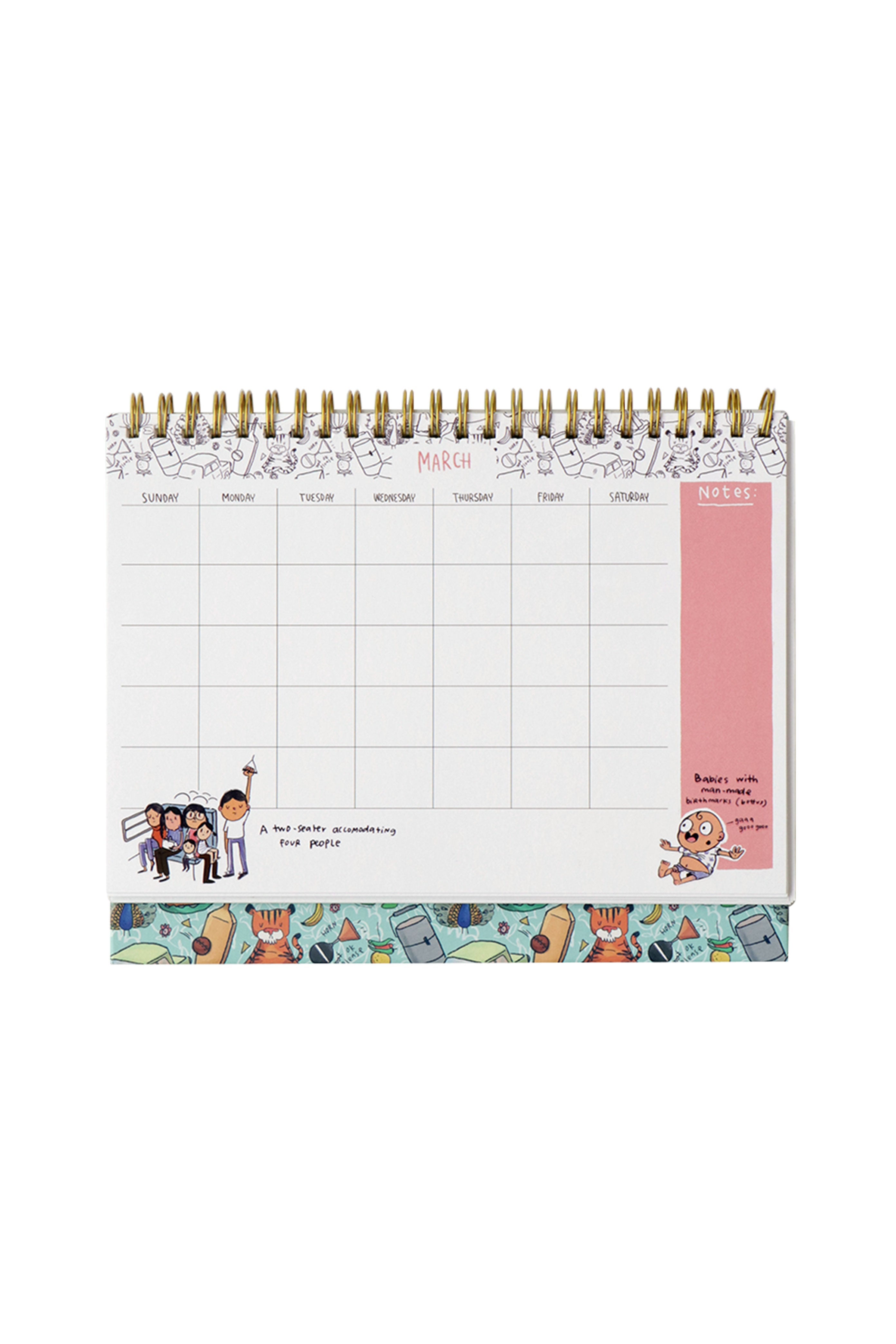 Perpetual Endearing India Calendar