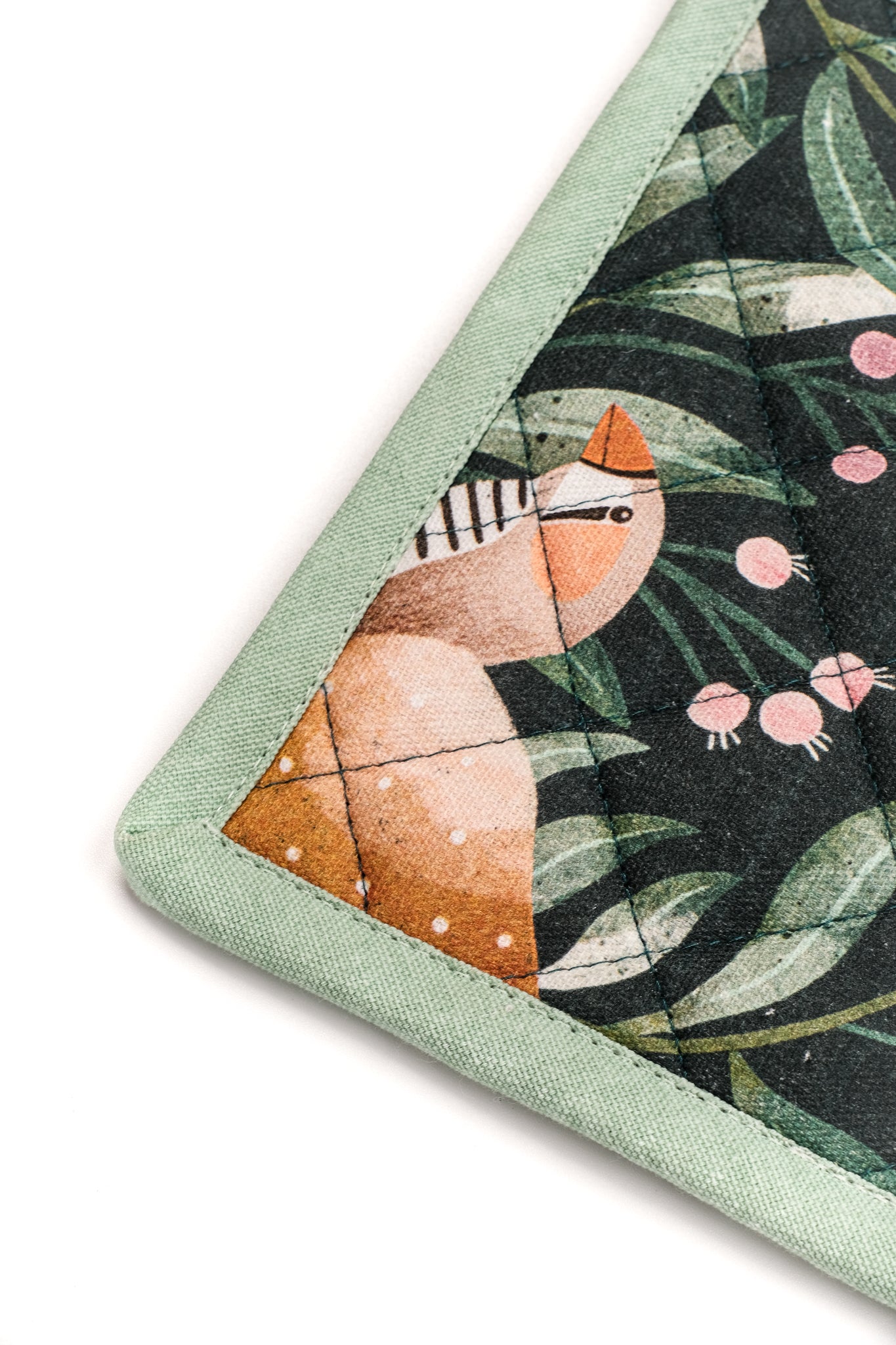 Zebra Finch Pot Holder & Tea Towels Set