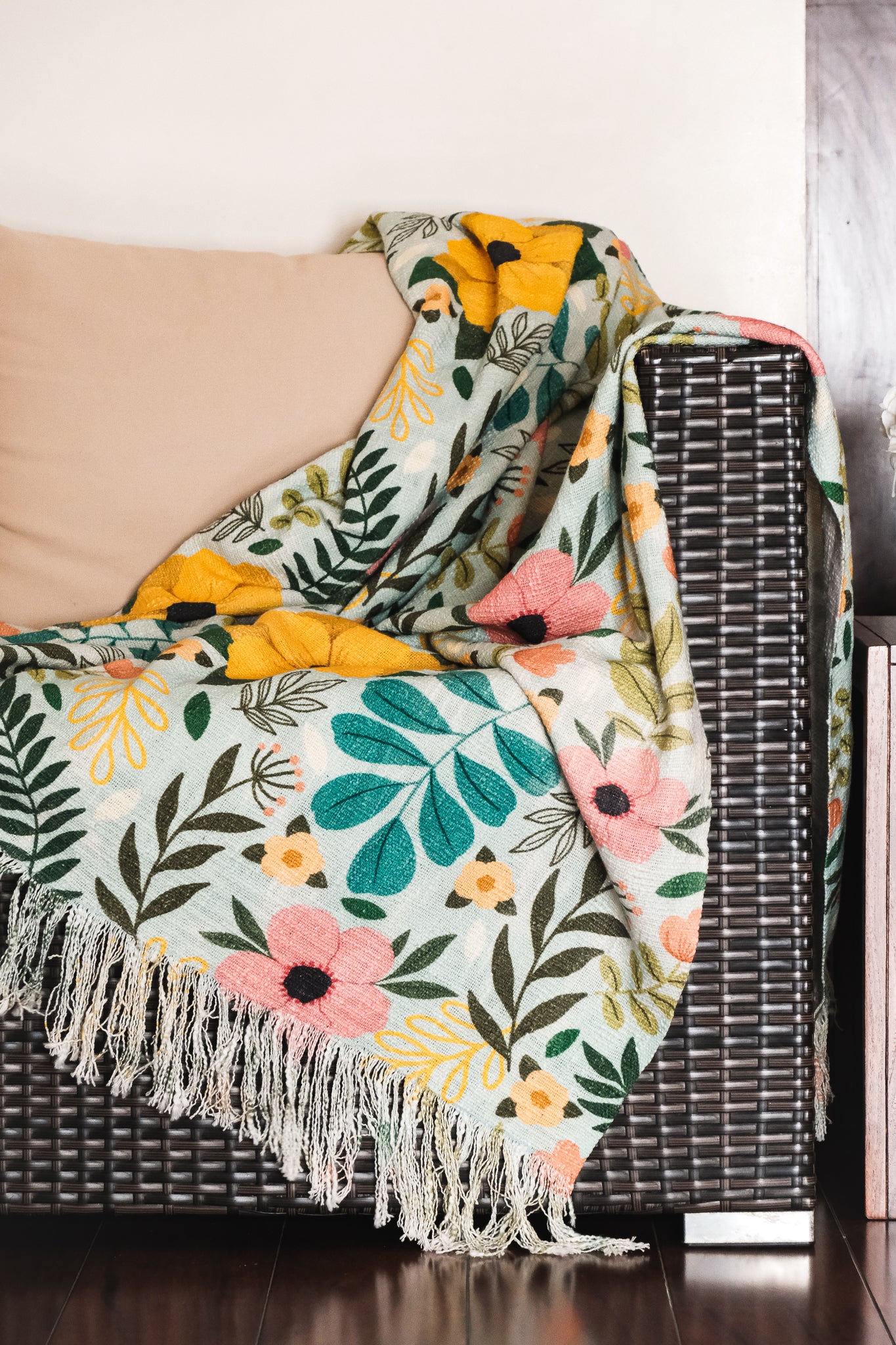 Summer Blooms Throw