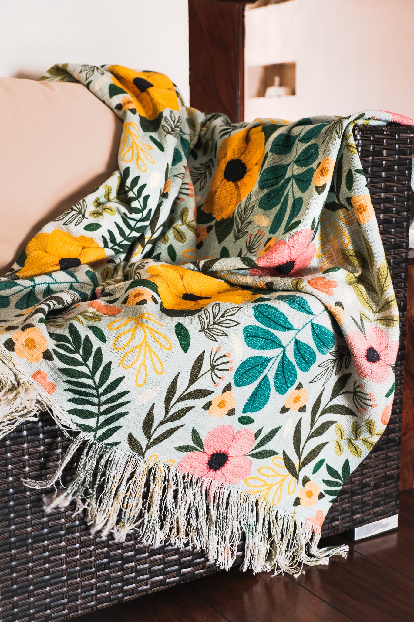 Summer Blooms Throw