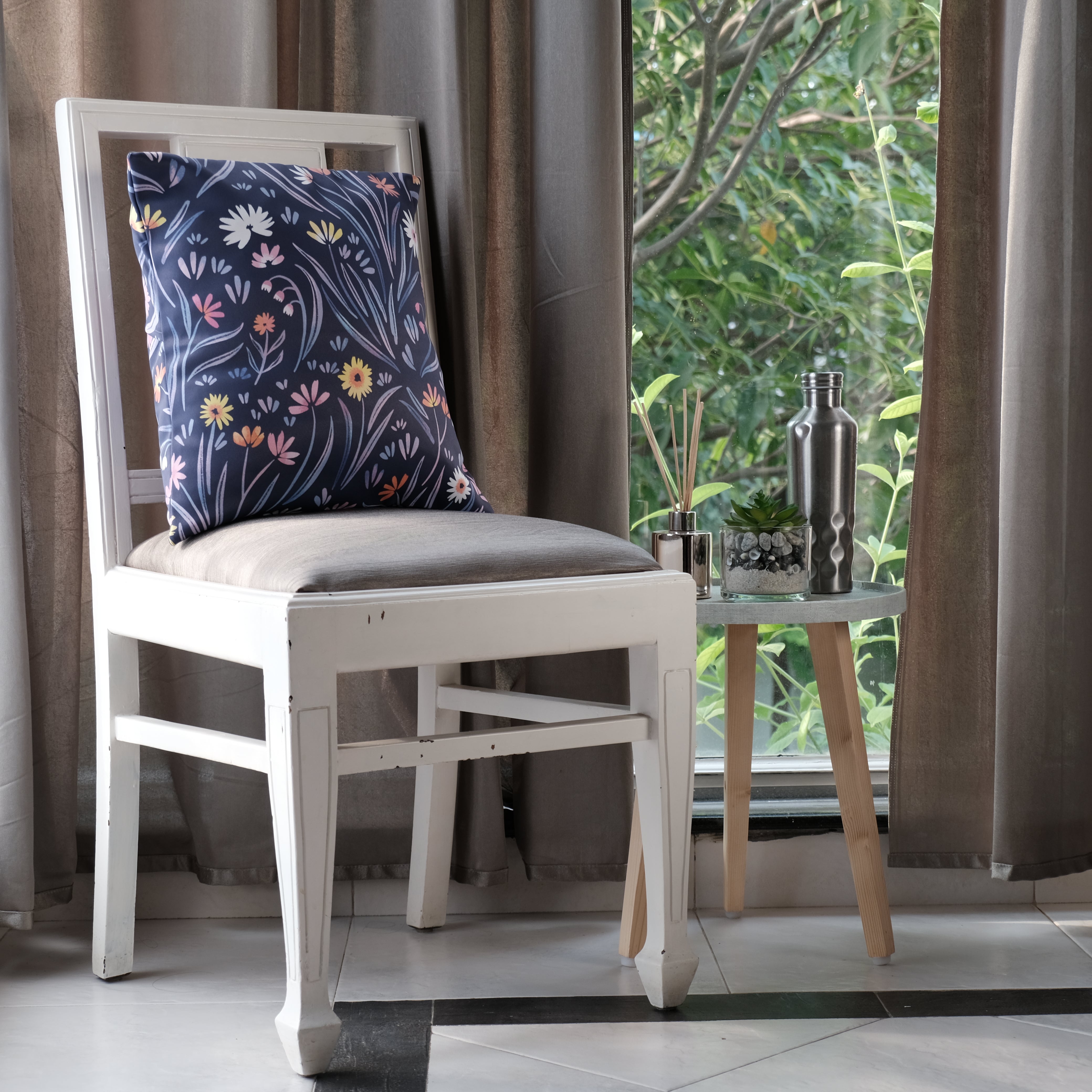 Wildflower Waves Cushion Cover