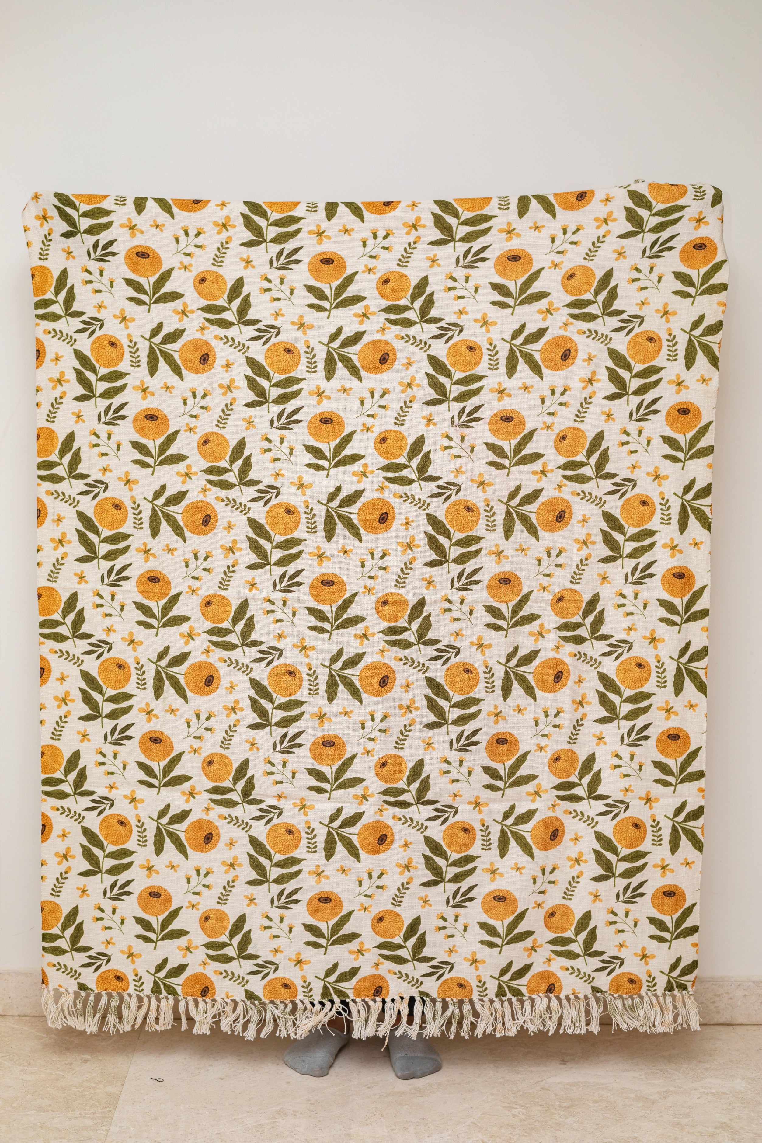 Ochre Bloom Throw