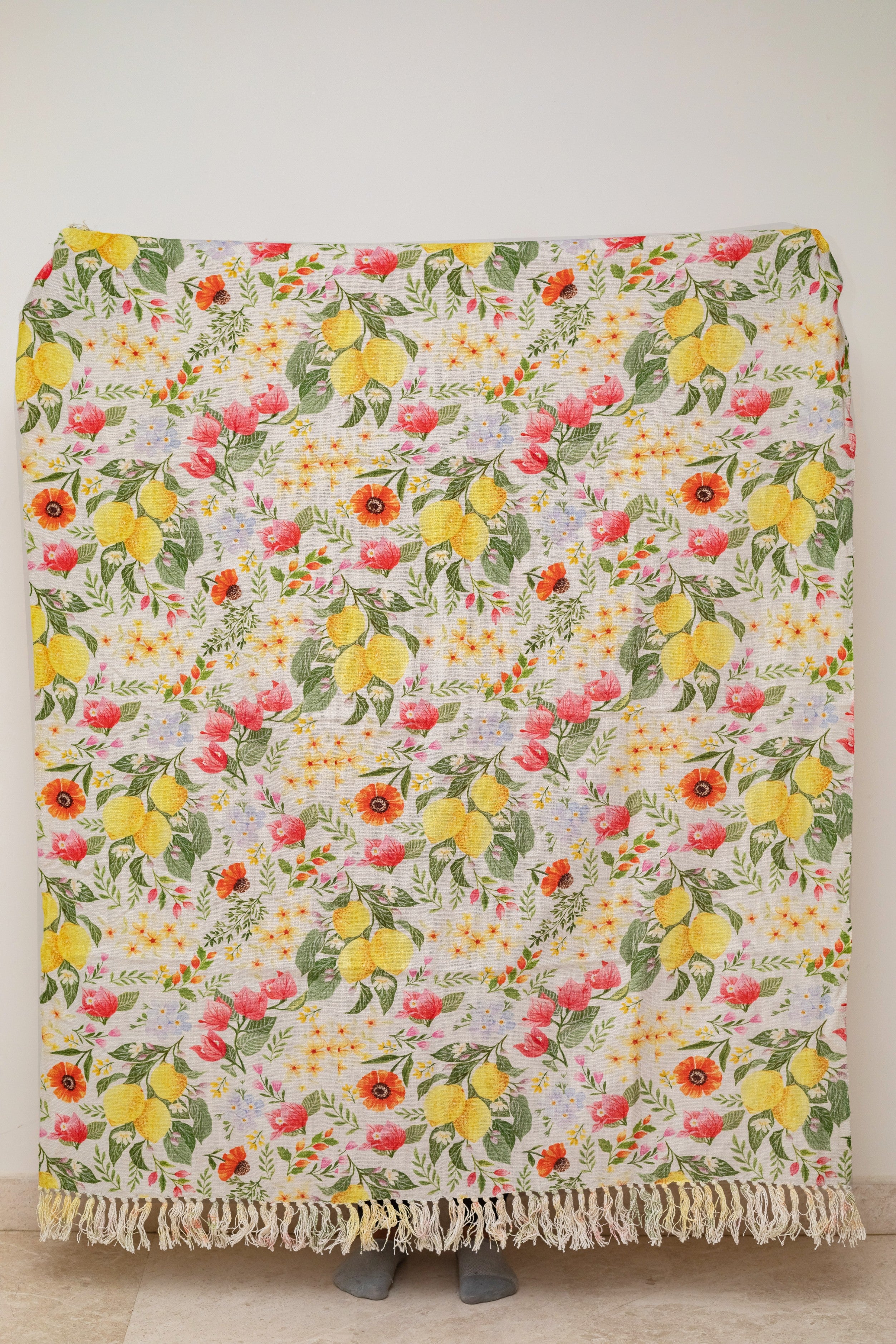 Lemon Bougainvilla Throw