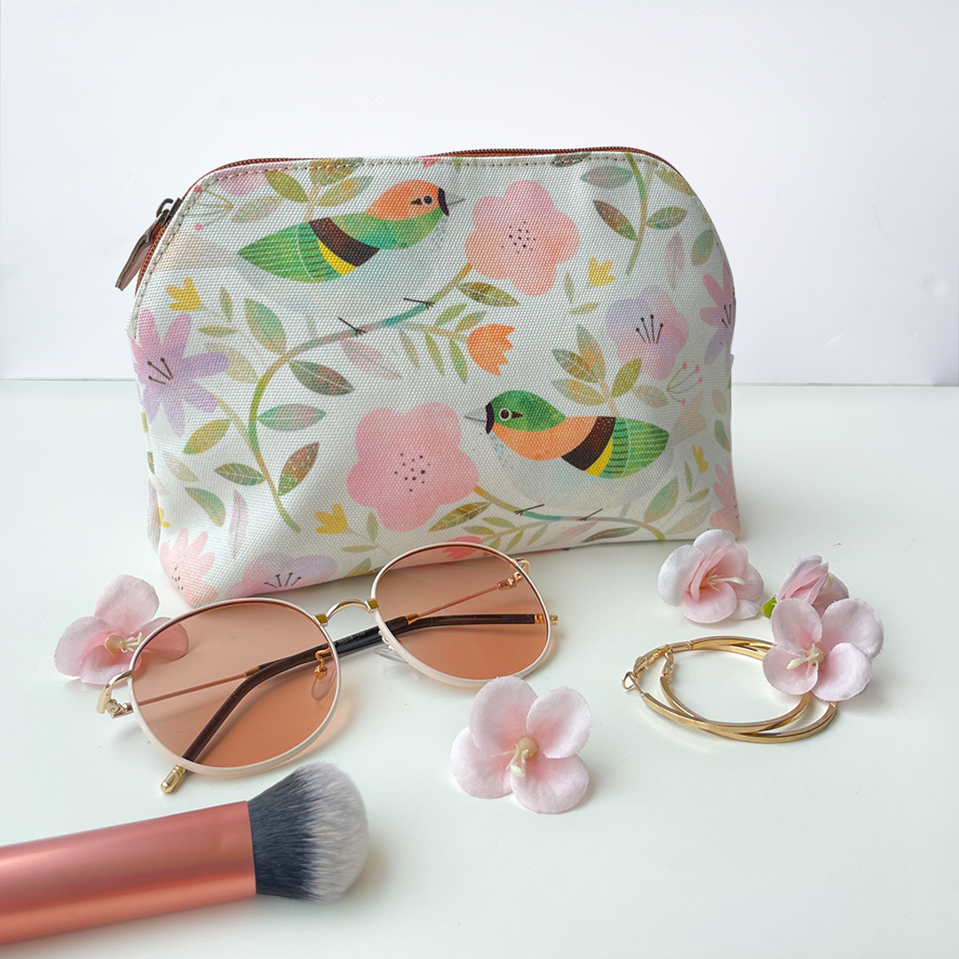 Romantic Birds Pouch