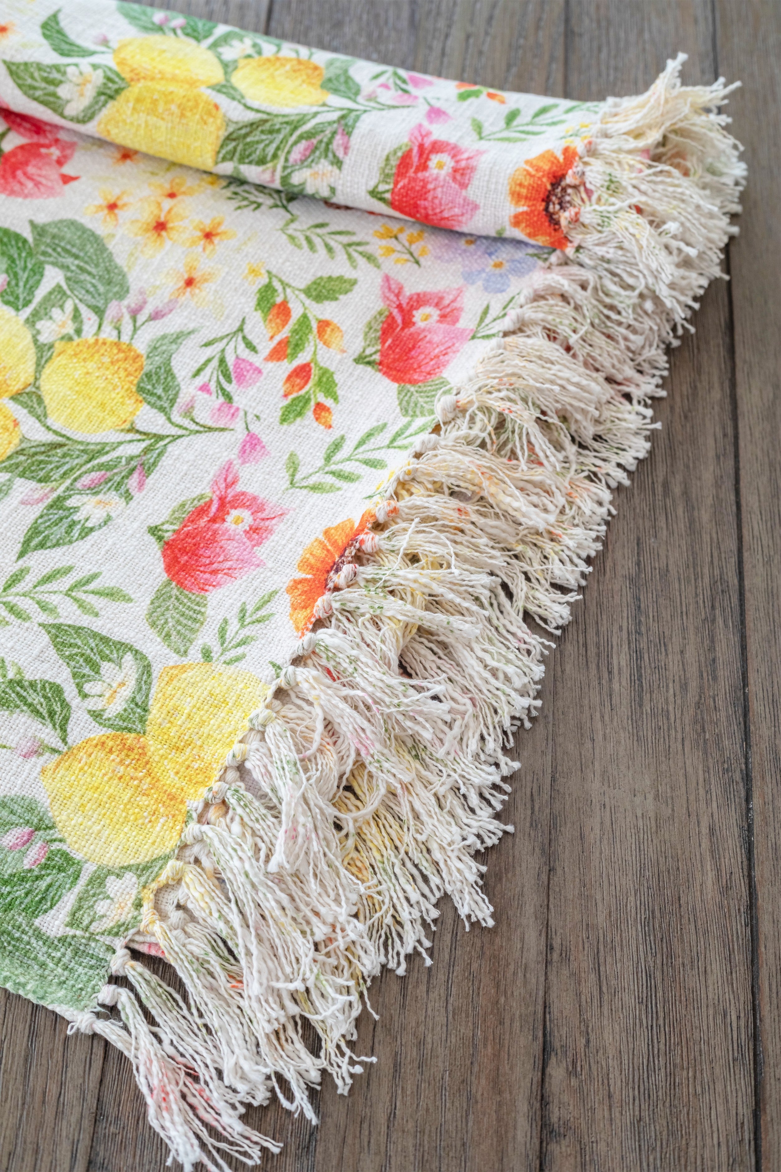 Lemon Bougainvilla Throw