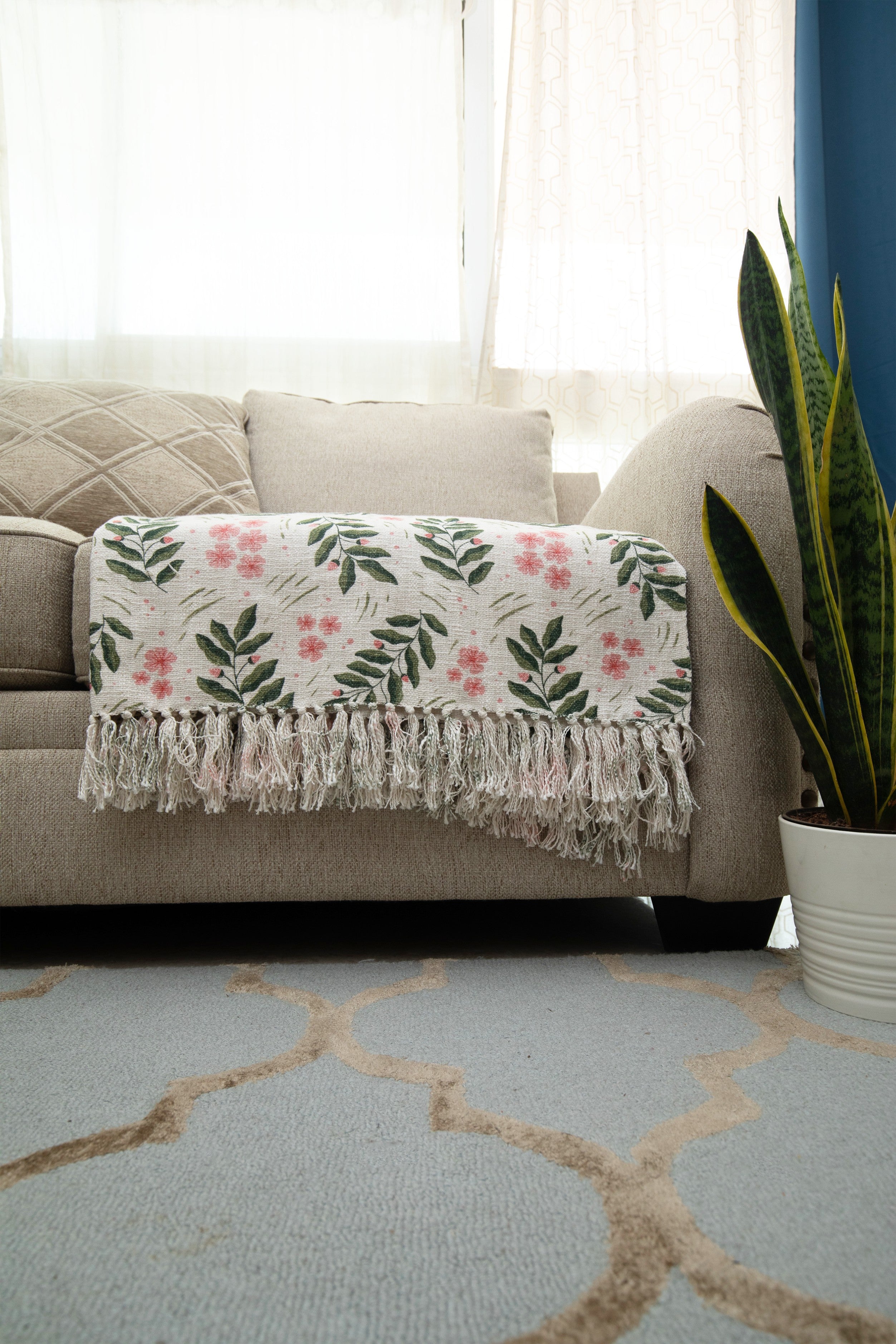 Leafy Affair Throw
