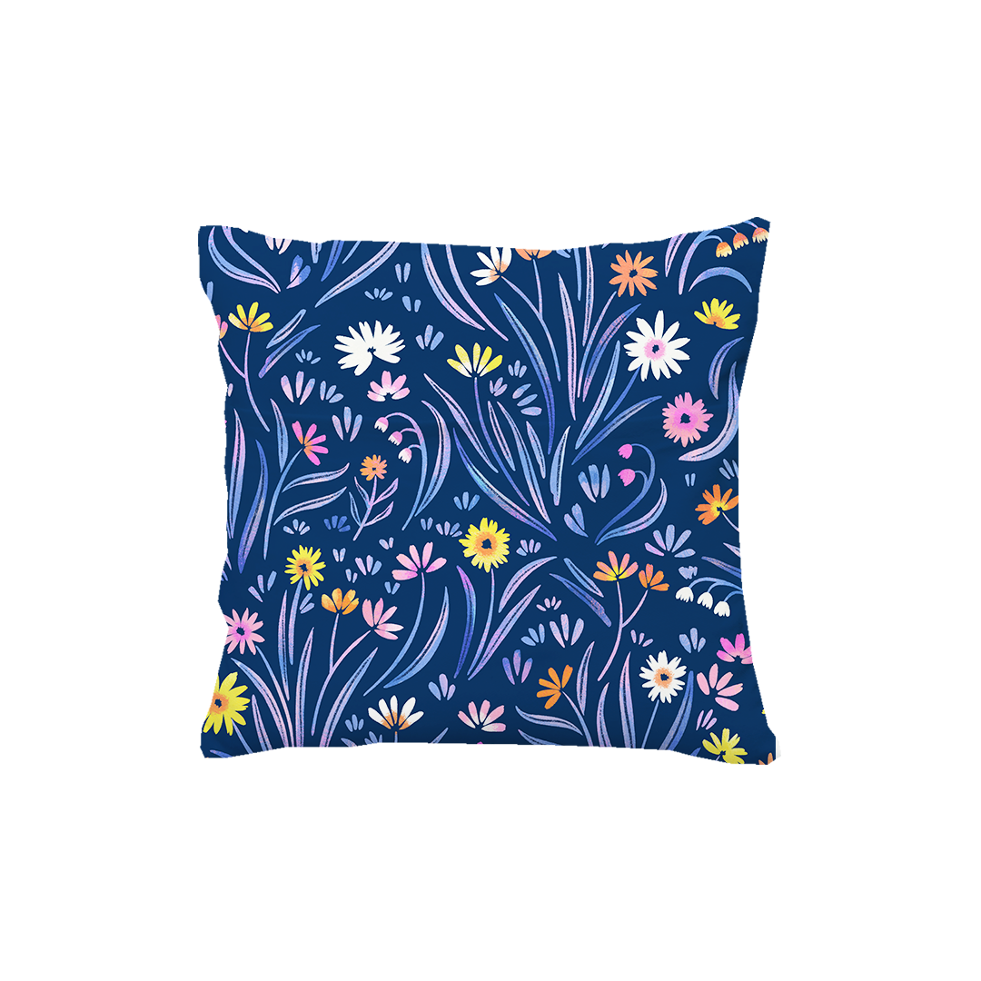 Wildflower Waves Cushion Cover