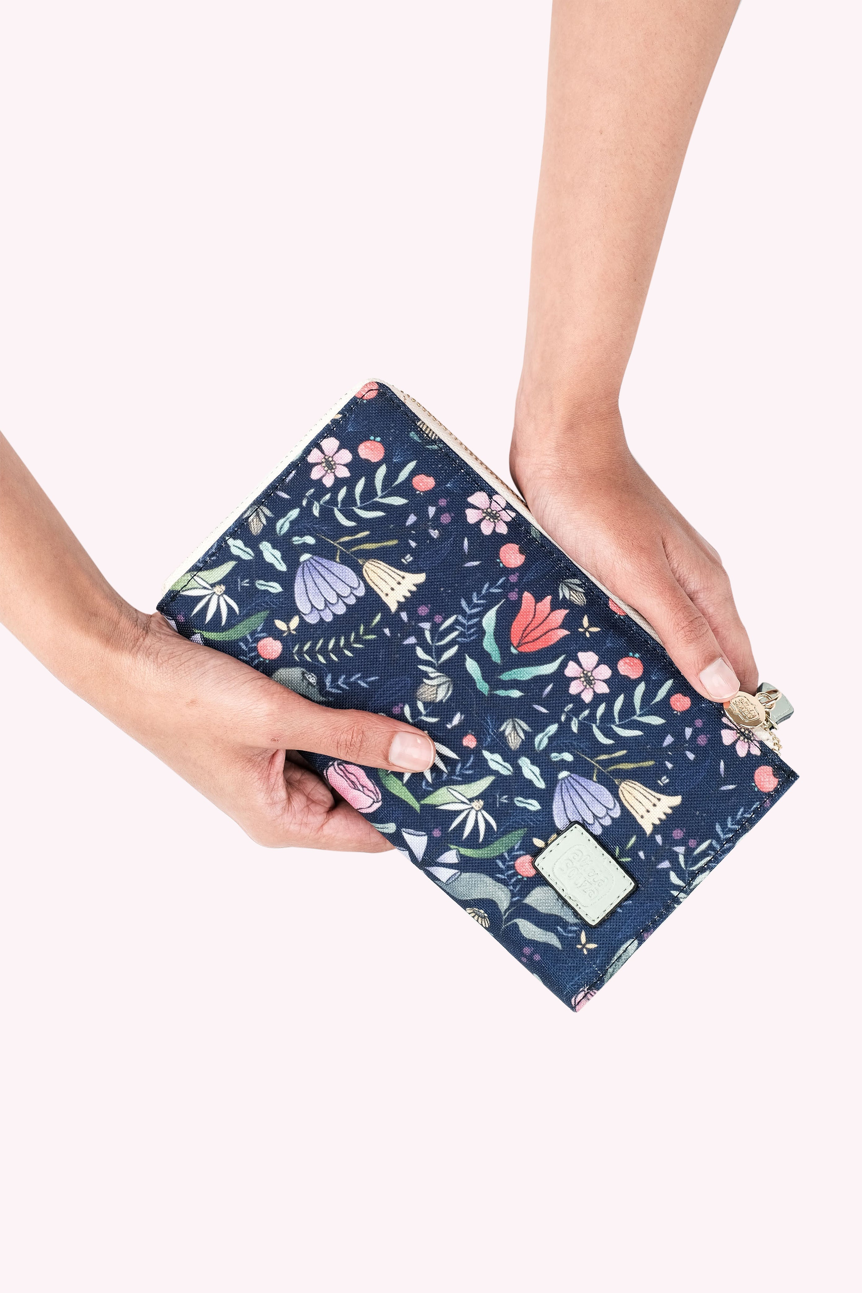 Purple Floral Wallet