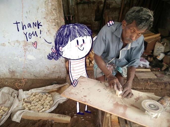 Custom Don't Touch Stamp - Girl