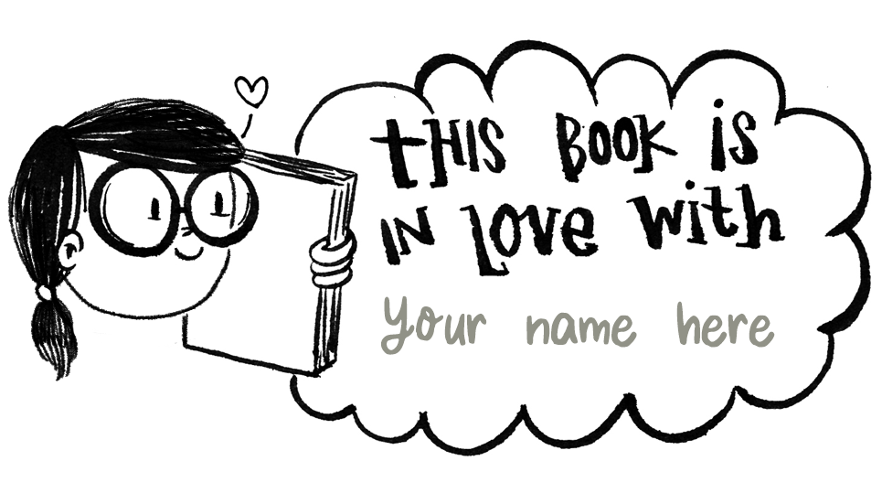 Custom Big Book Stamp - Girl