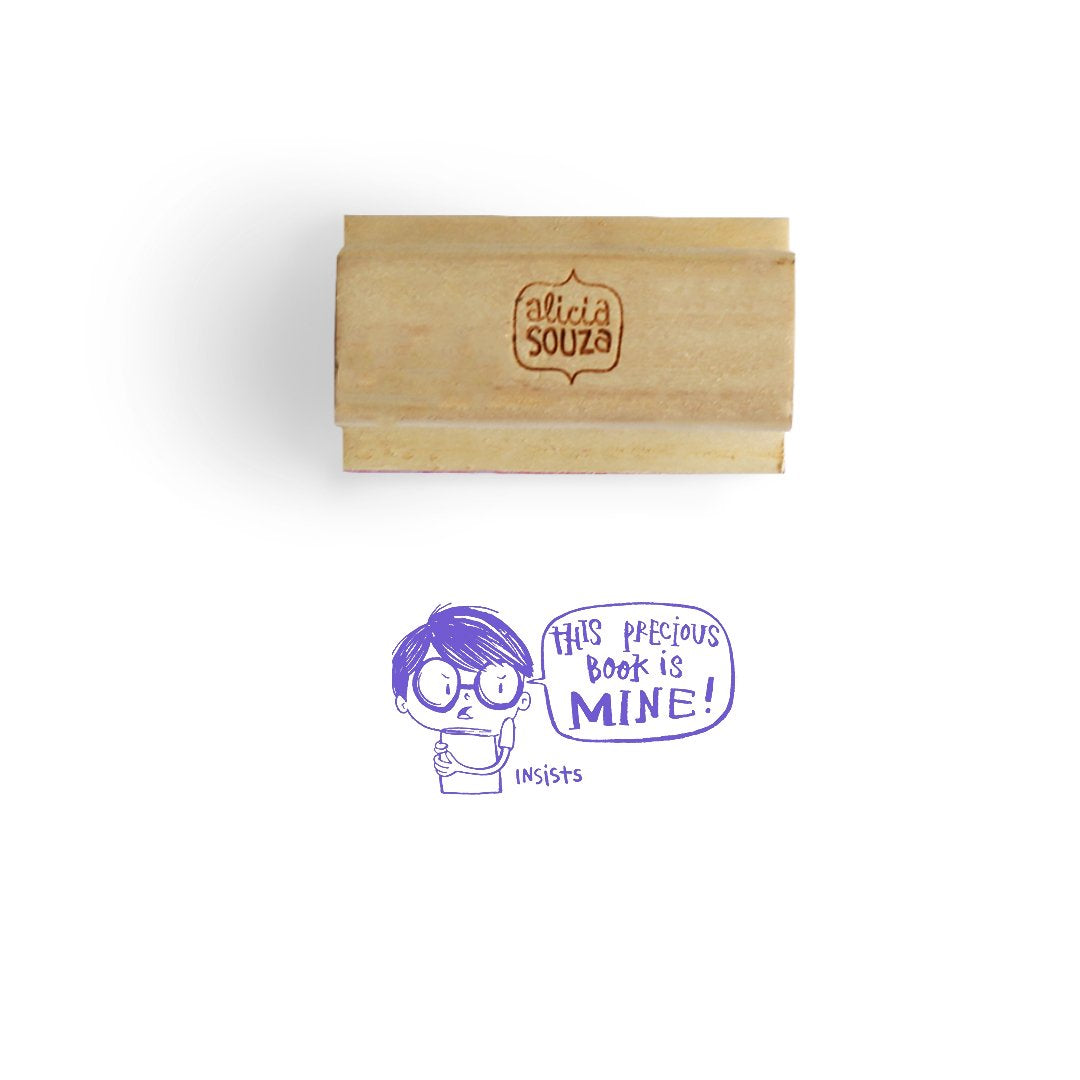 Custom Precious Book Stamp - Boy