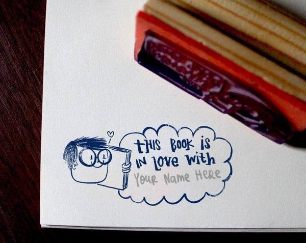 Custom Big Book Stamp - Girl