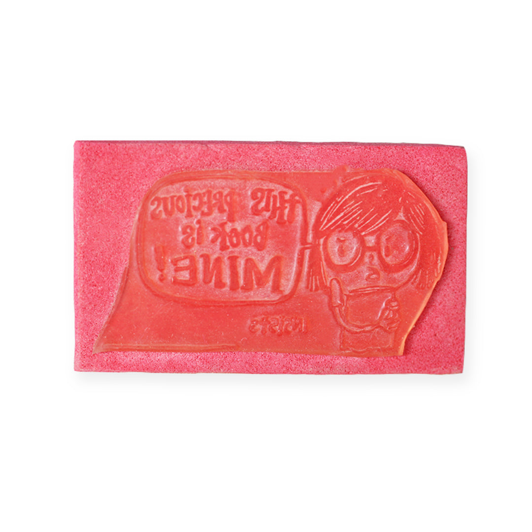 Custom Precious Book Stamp - Girl