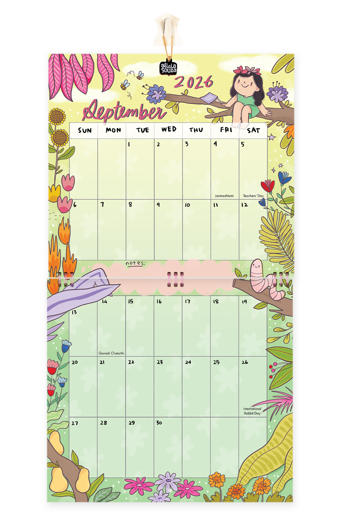 2026 Everyday Happiness Wall Calendar