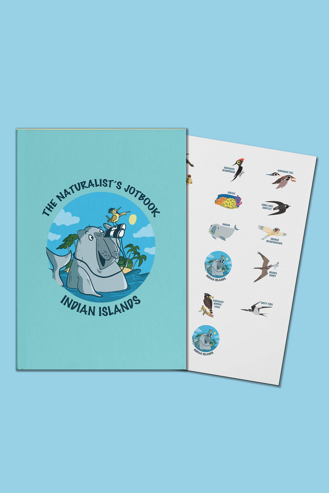 Naturalist’s Field Notebooks| Set of 6 with Sticker Sheets