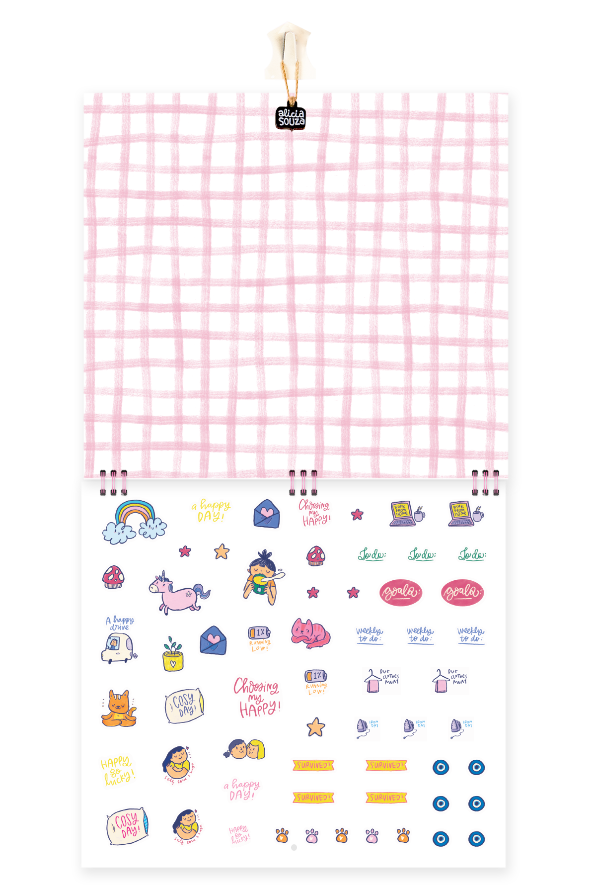 2026 Everyday Happiness Wall Calendar