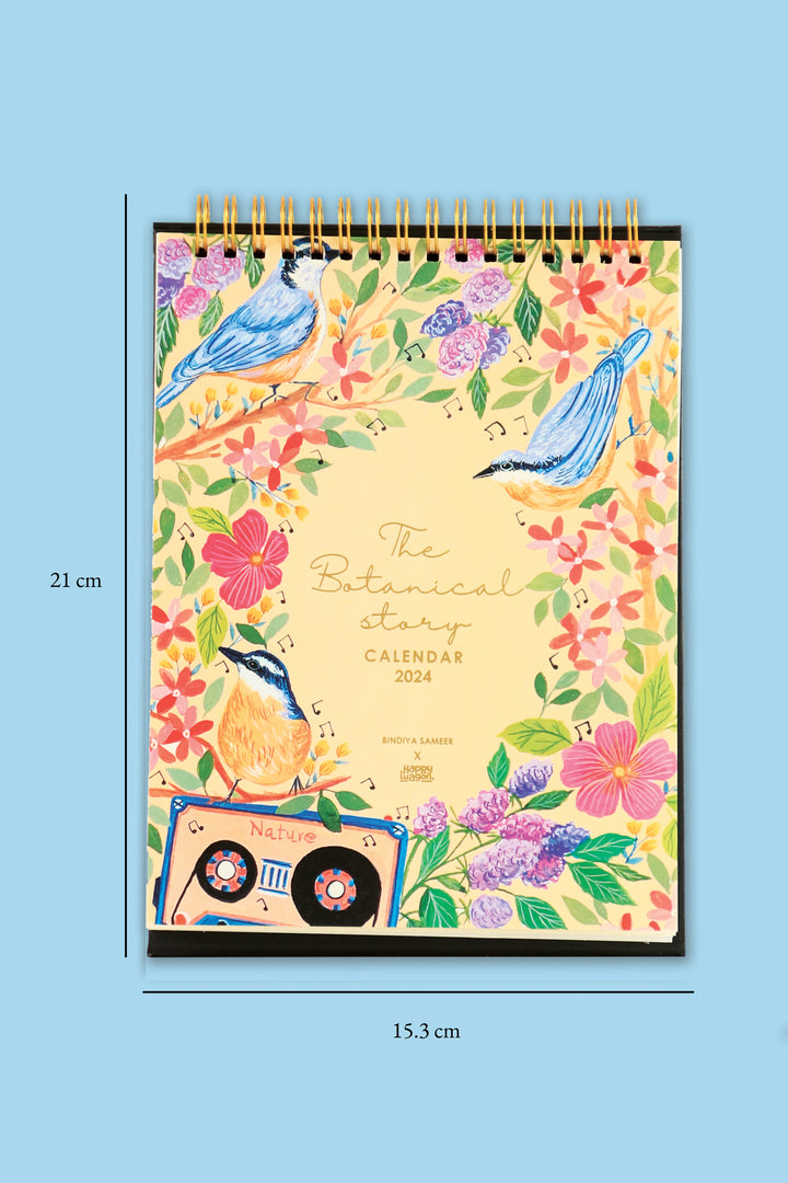 2024 Botanical Stories Desk Calendar