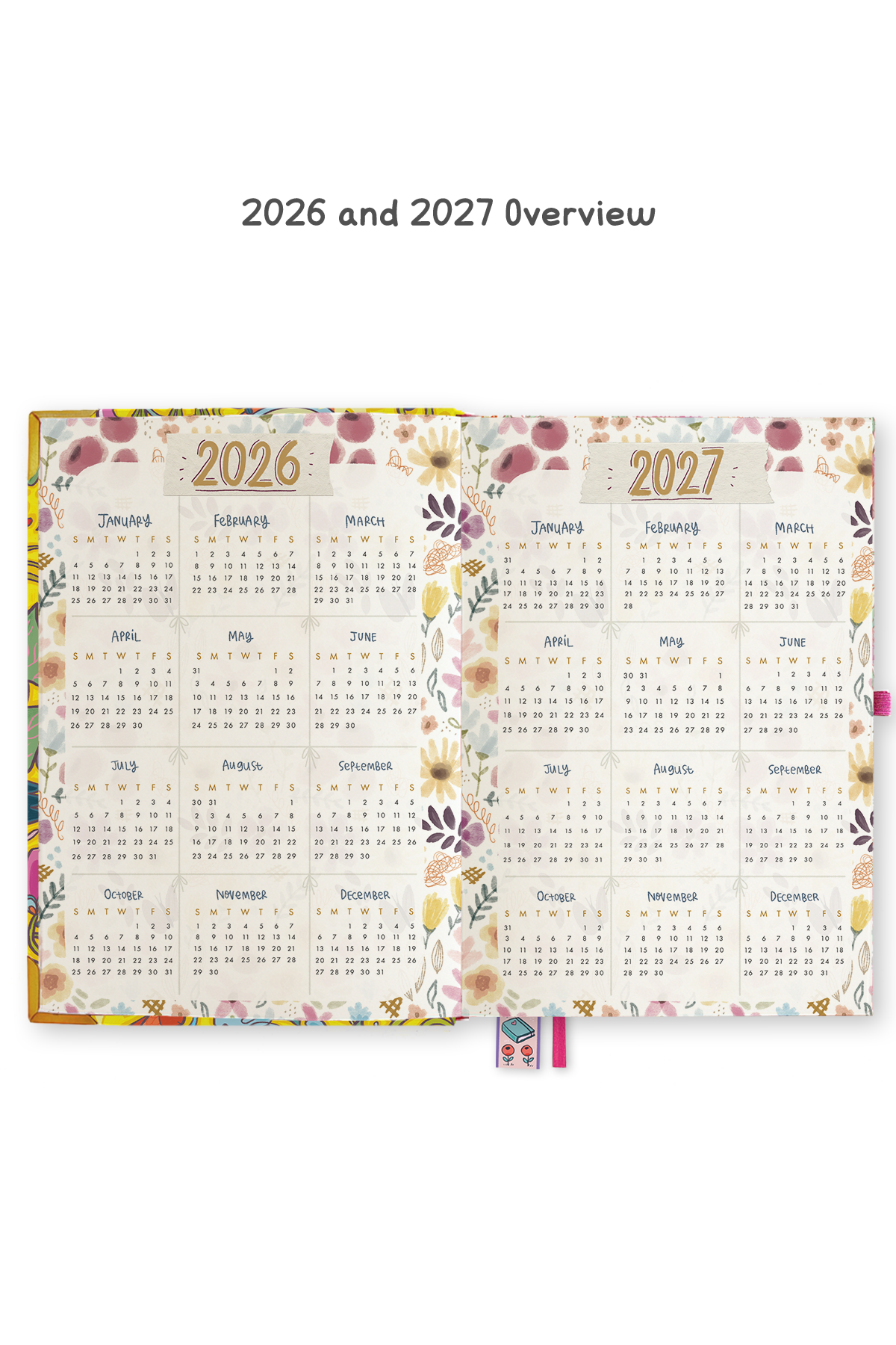 The Ultimate 2026 Hardbound Planner + Pocket Planner + Sticker Book