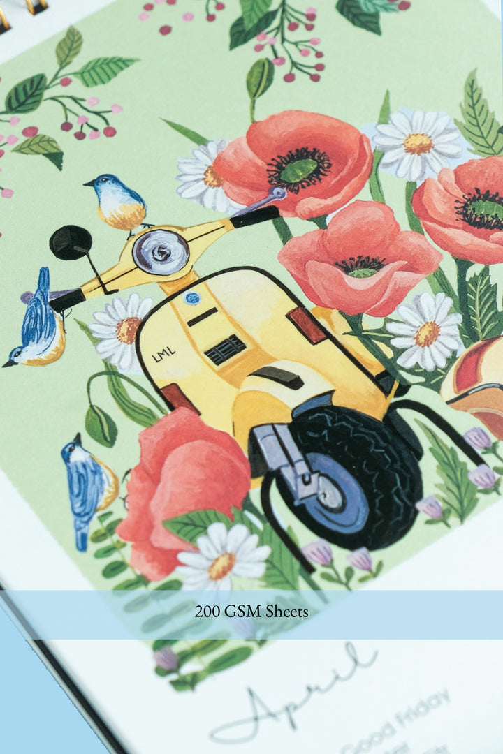 2024 Botanical Stories Desk Calendar