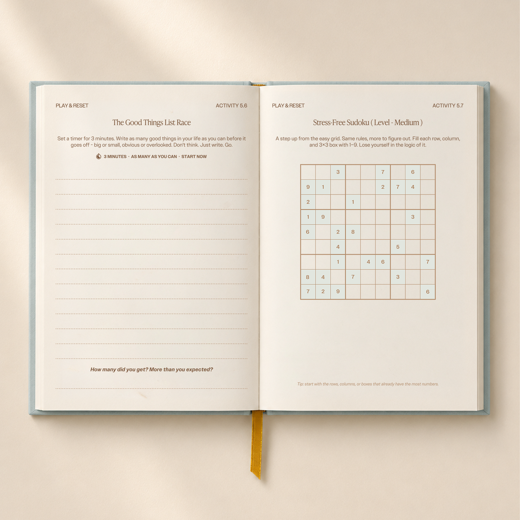 Stress Relief Journal