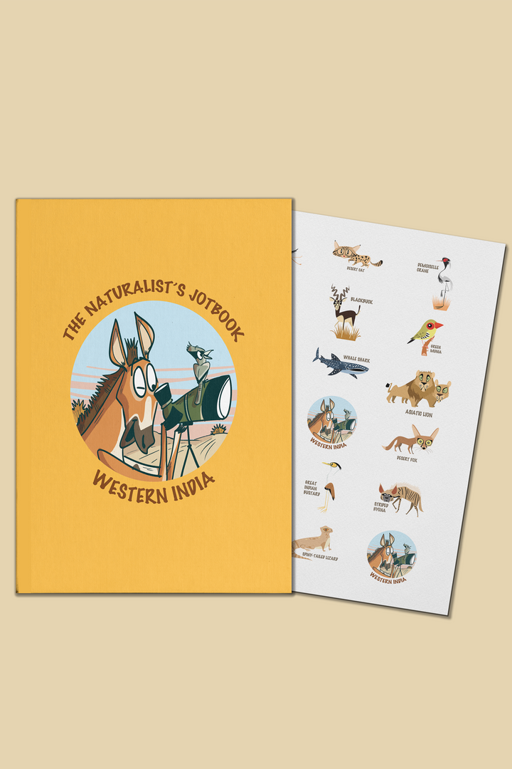 Western India | Field Notebook with sticker sheets