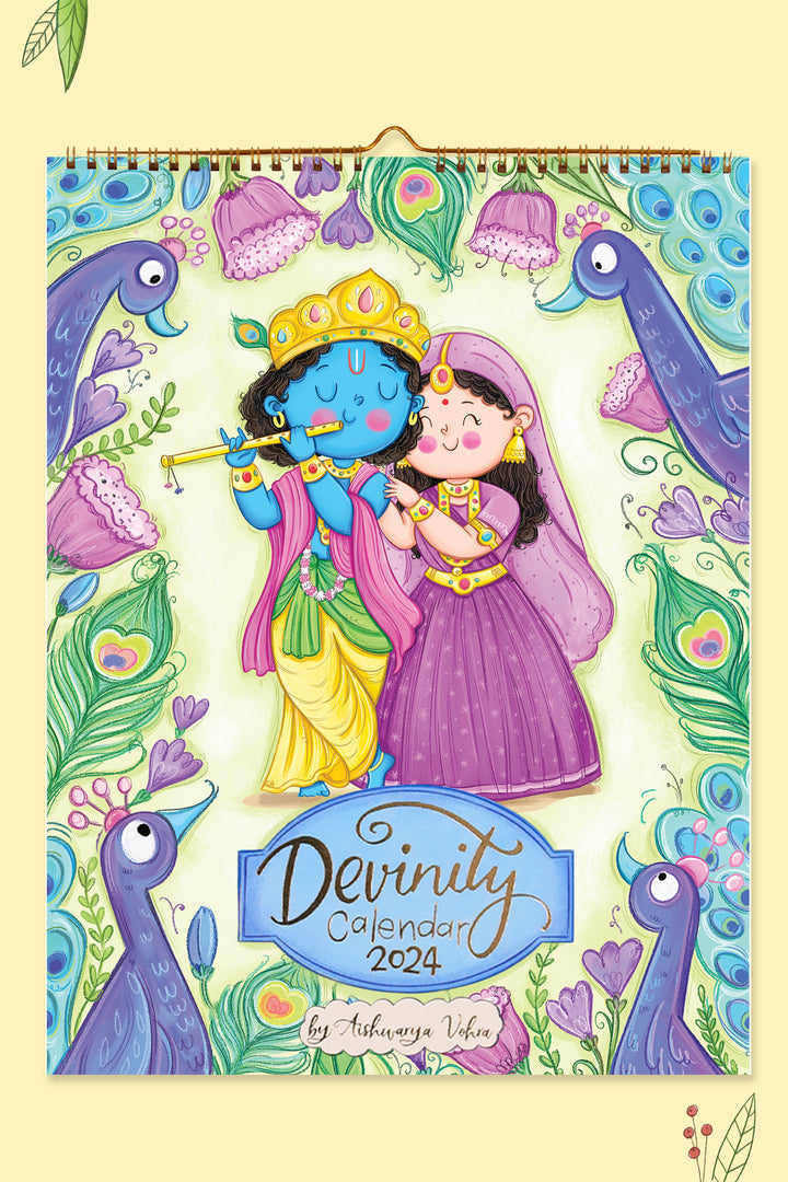 2024 Devinity Gods Wall Calendar