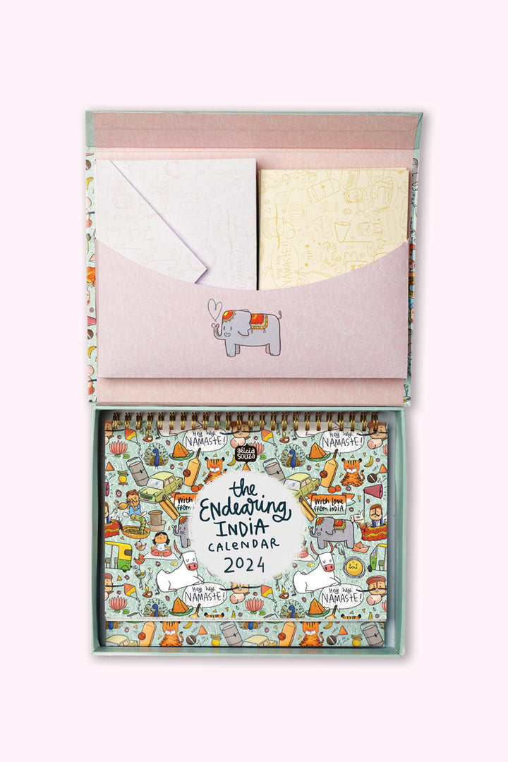 2024 Endearing Desk Calendar