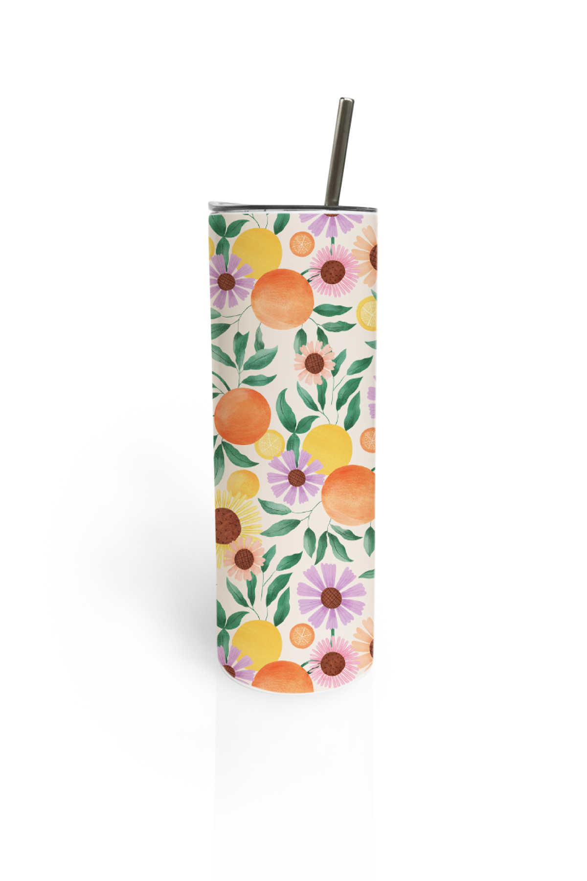 Orange Garden Tumbler Bottle