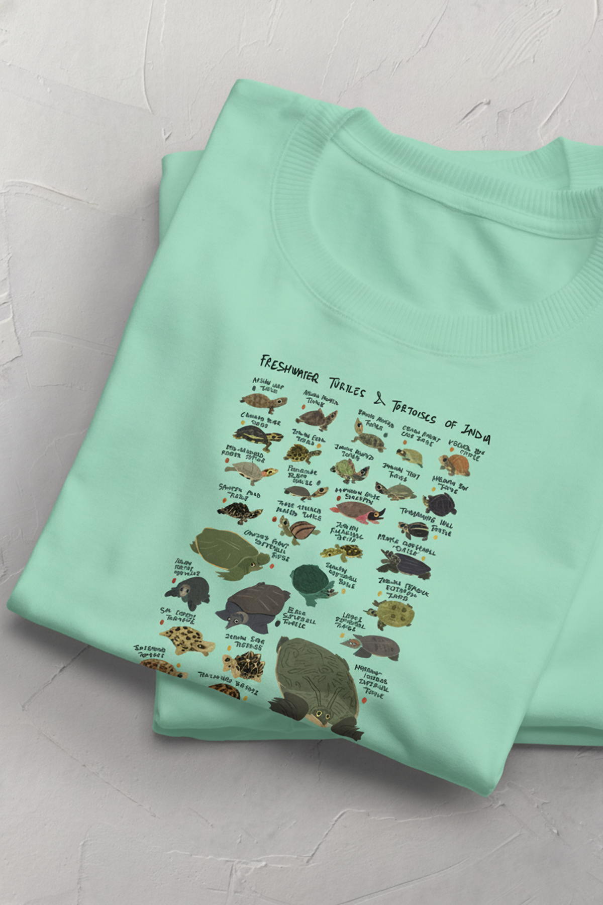 Freshwater Turtles Of India Tshirt