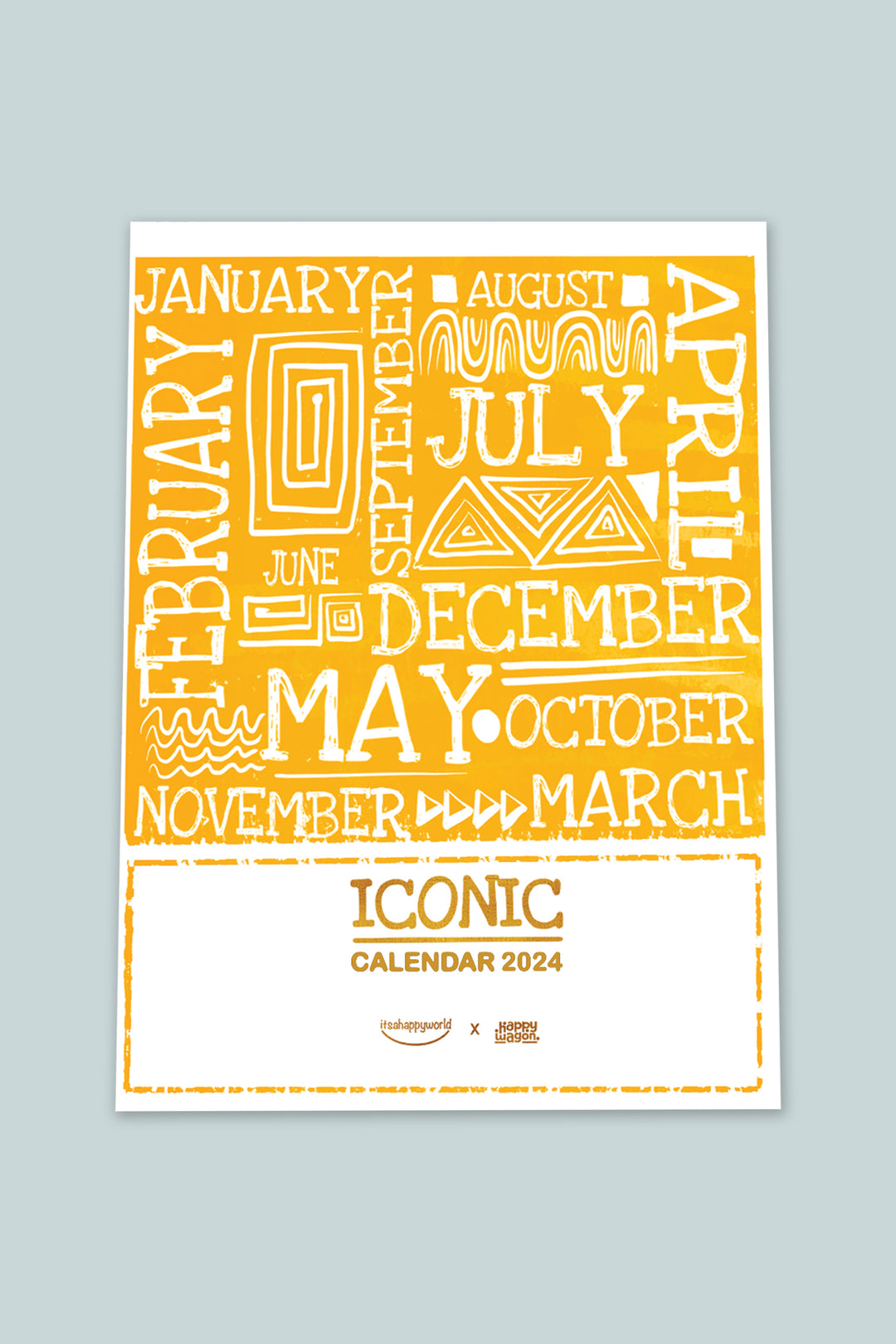 2024 Iconic Desk Calendar