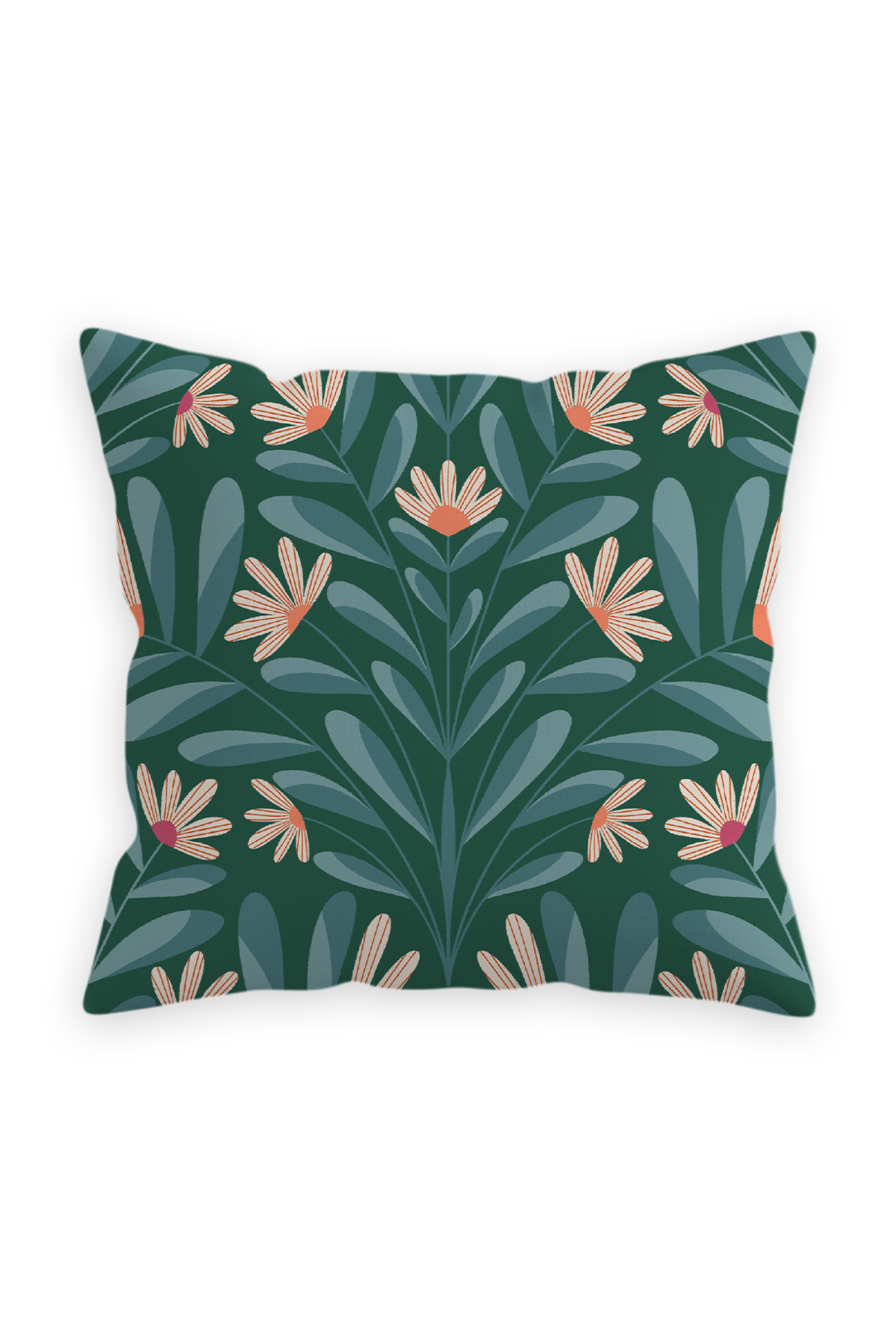 Green Garden Cushion Cover