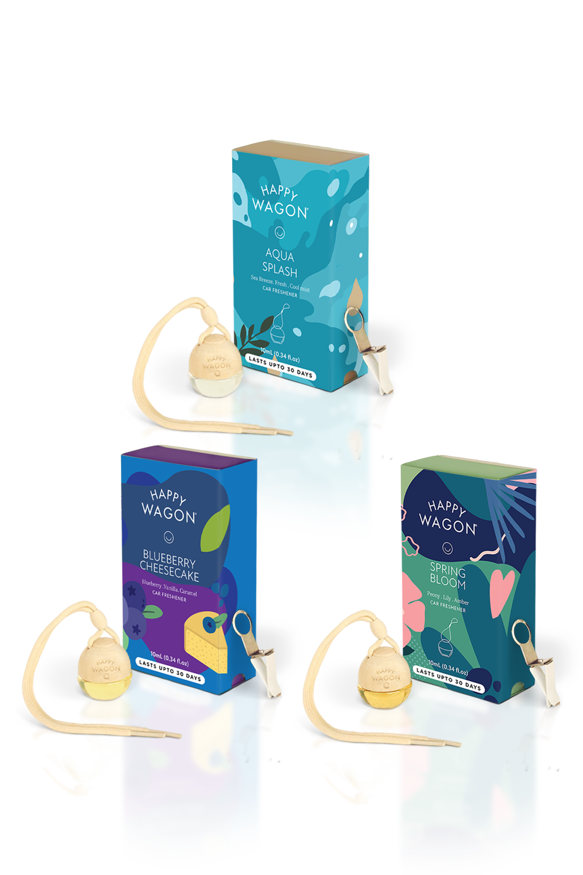 Car Freshener - Best Seller Pack - Set of 3