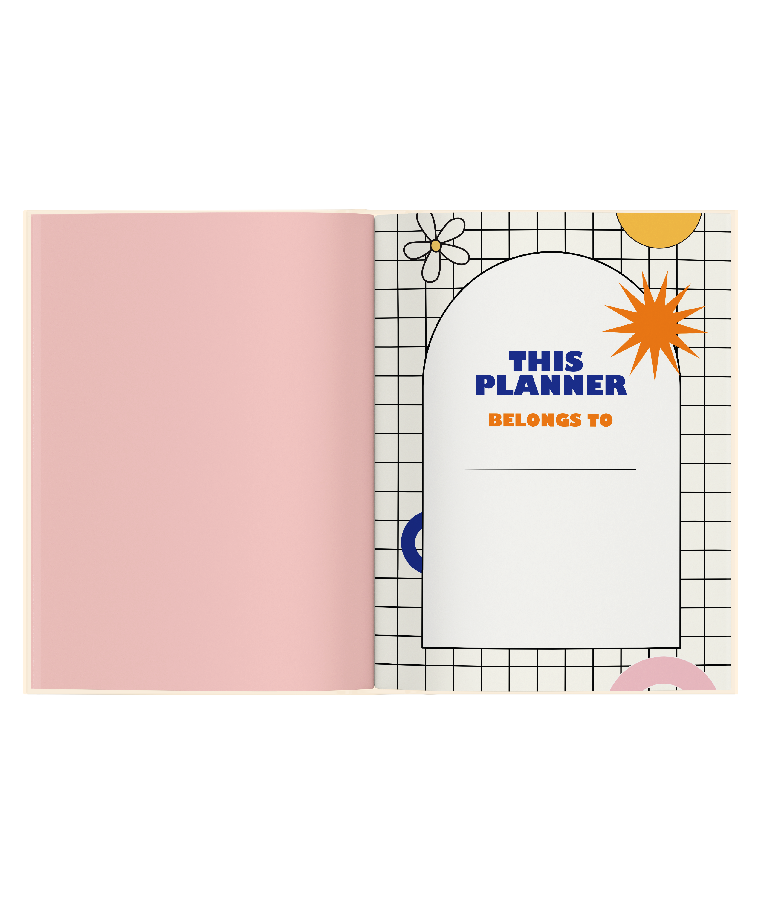 2025 Checkered  | Hardbound Planner