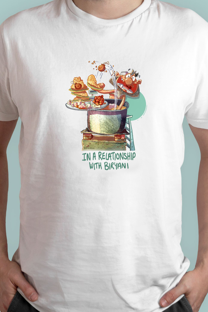 In a Relationship With Biryani T-shirt