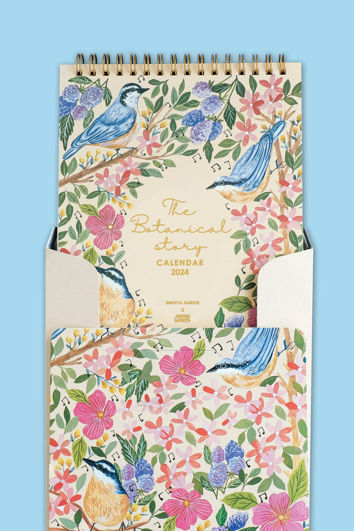 2024 Botanical Stories Desk Calendar