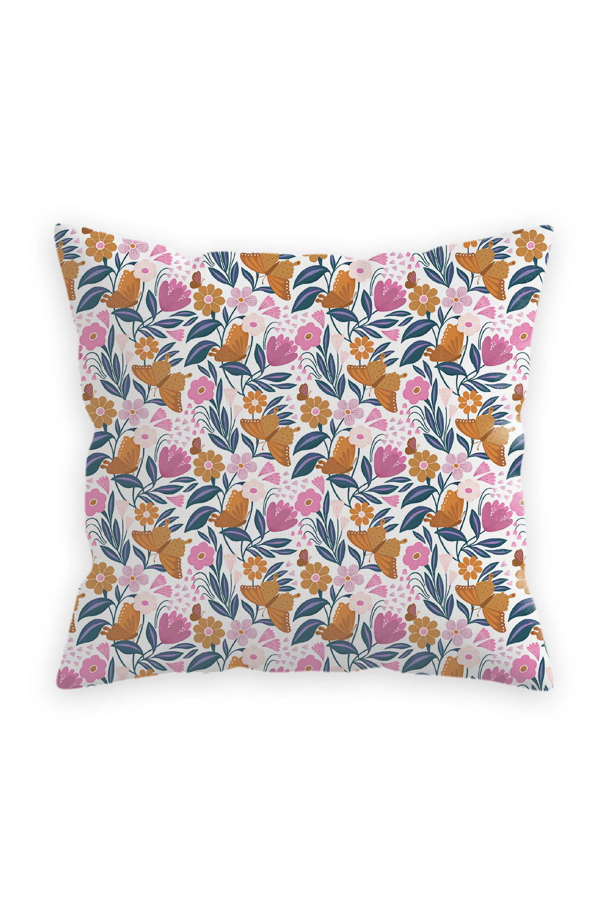 Blossoming Butterfly Cushion Cover