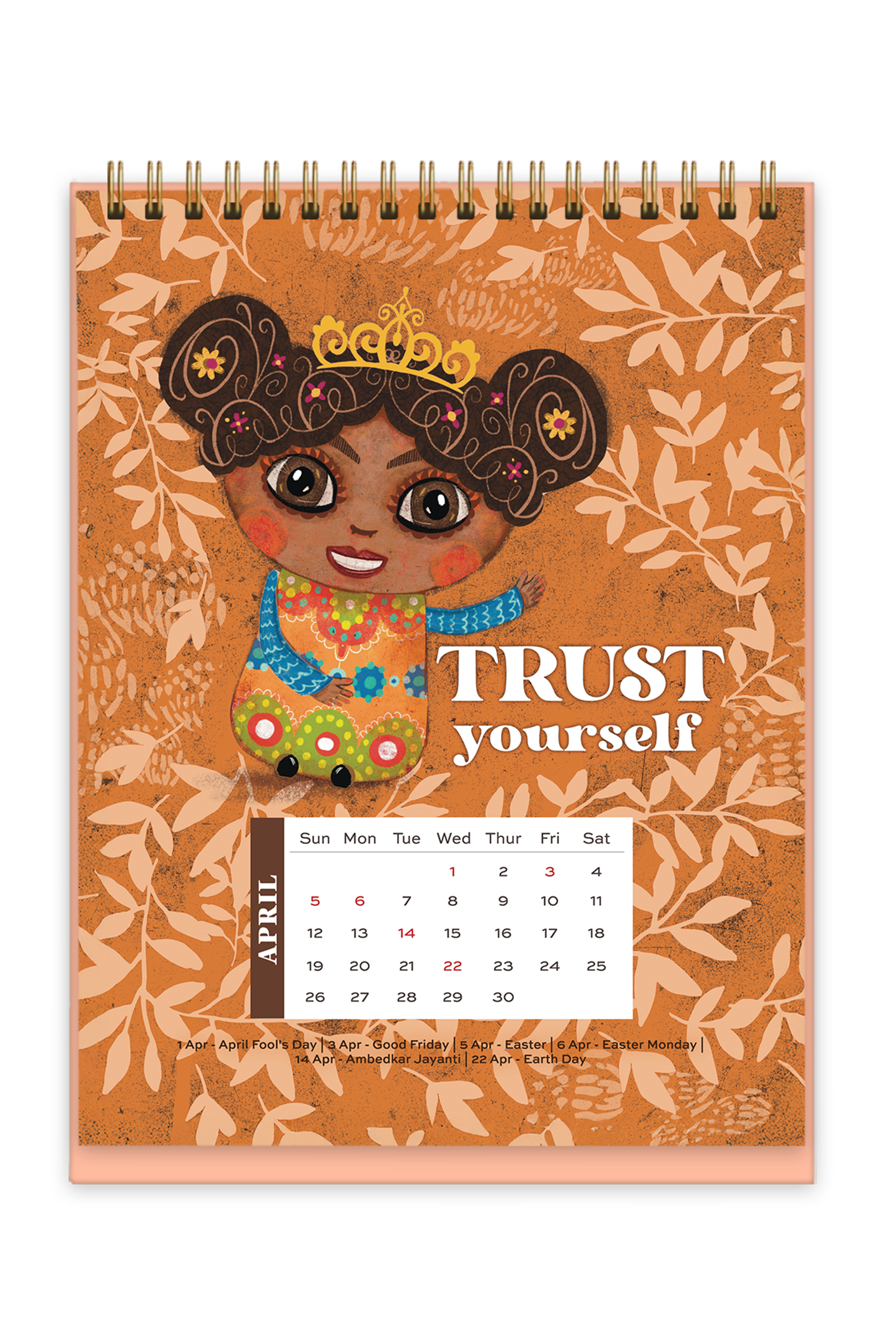 2026 Emotional Growth Desk Calendar
