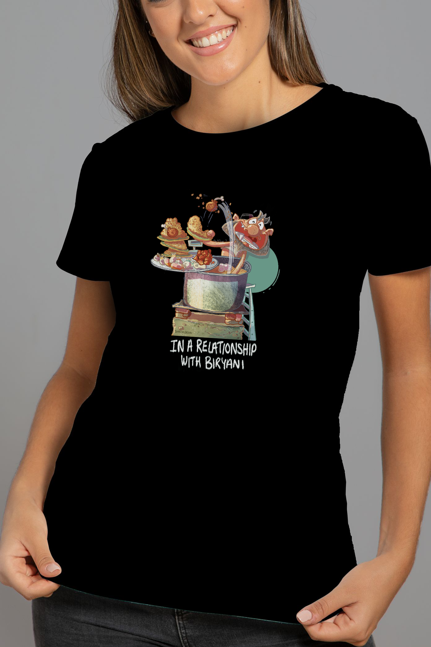 In a Relationship With Biryani T-shirt