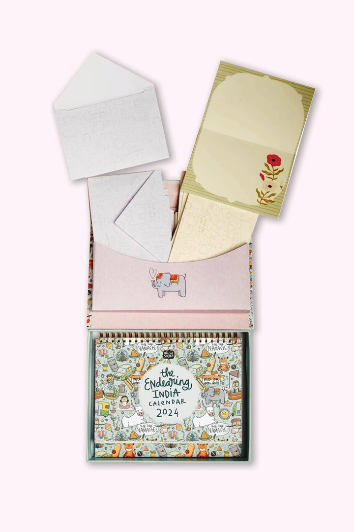2024 Endearing Desk Calendar