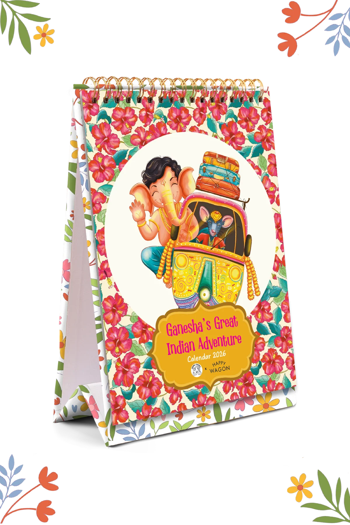 2026 Ganesha's Great Indian Adventure Desk Calendar
