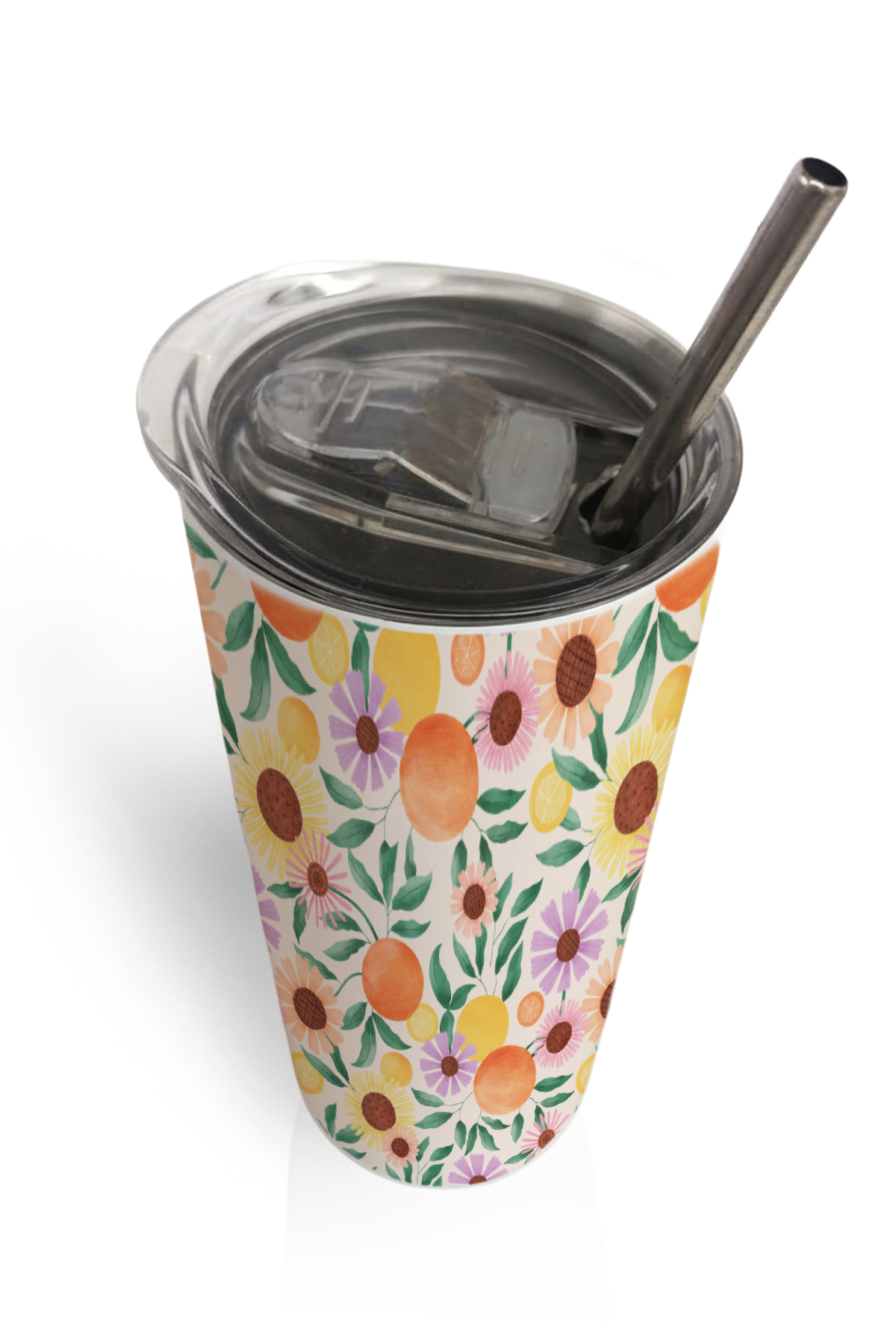 Orange Garden Tumbler Bottle