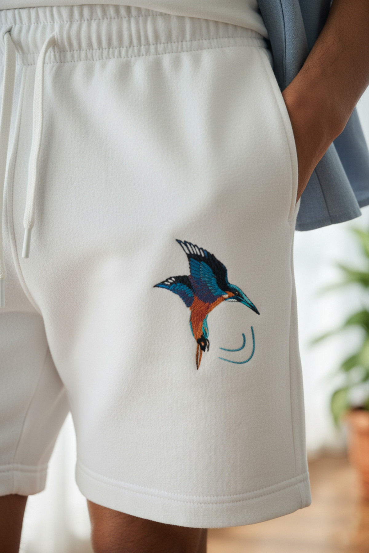 Kingfisher Unisex Terry Shorts