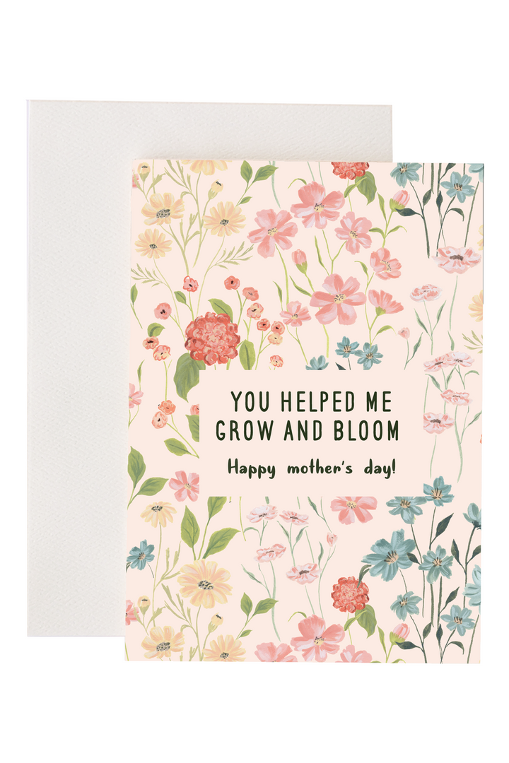 Grow and Bloom Greeting Card