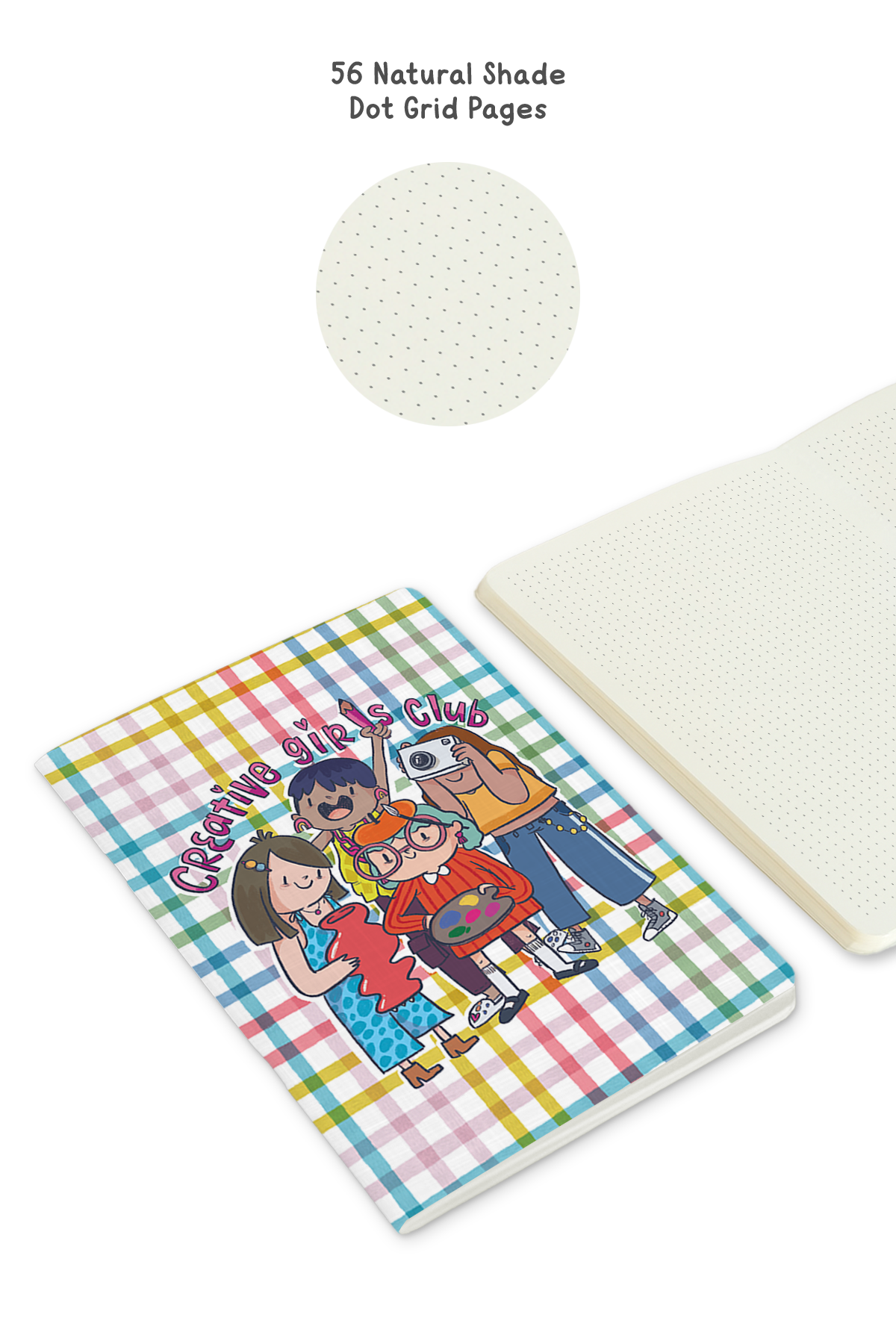 Creative Girls Club Saddle Stitch Notebook - Combo of 2