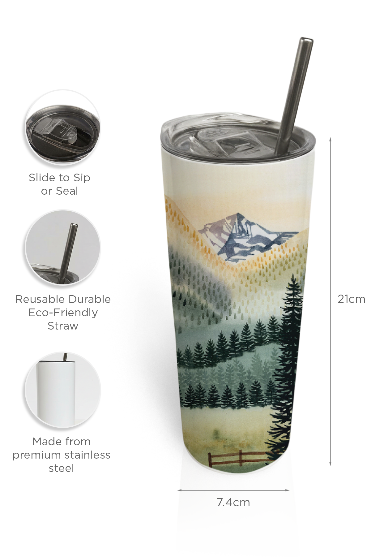 Sunrise Trail Tumbler Bottle