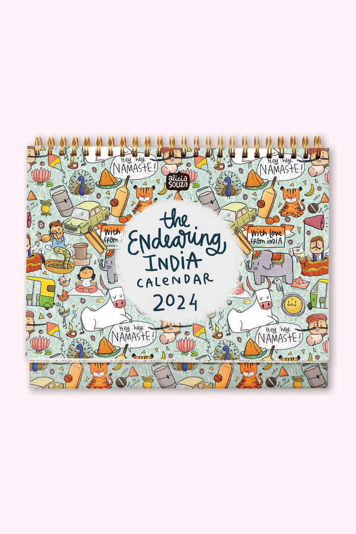 2024 Endearing Desk Calendar