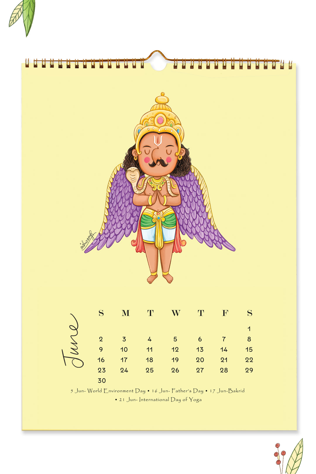 2024 Devinity Gods Wall Calendar