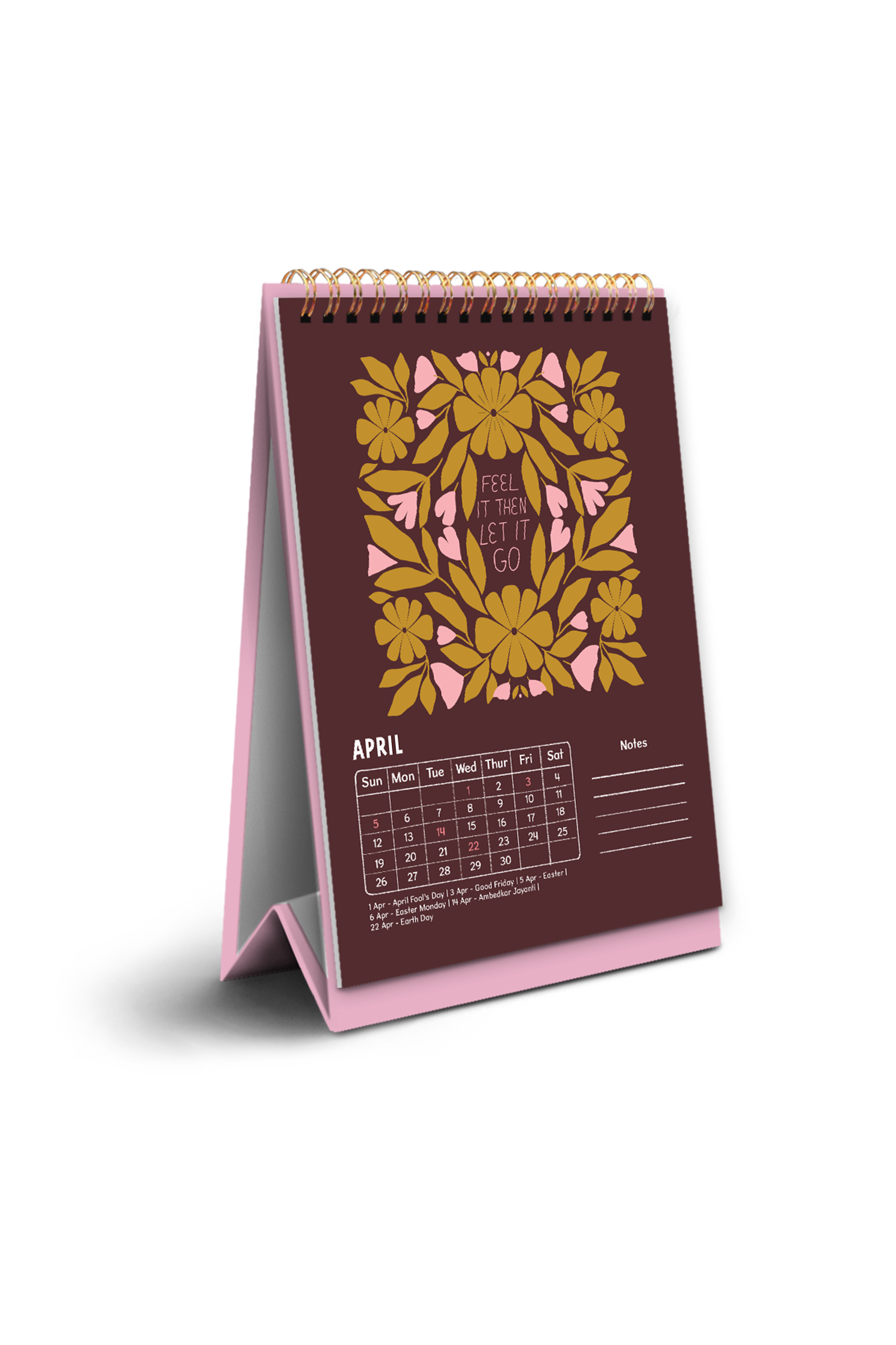 2026 A Year to Bloom Desk Calendar